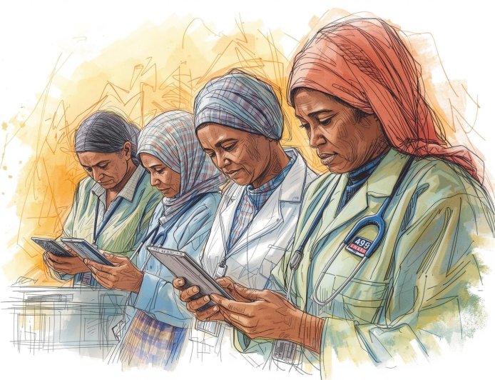 Training Community Health Workers on Mobile Apps: Curriculum and Mentorship Models for Africa